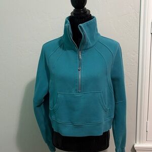 Lululemon Scuba crop half zip